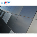 Aluminium facade cladding panel for exterior wall